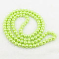 Neue Ankunft UA66 Modeschmuck Zubehör Peridot Glasperlen Perlen 6mm Perlen Aufreißen